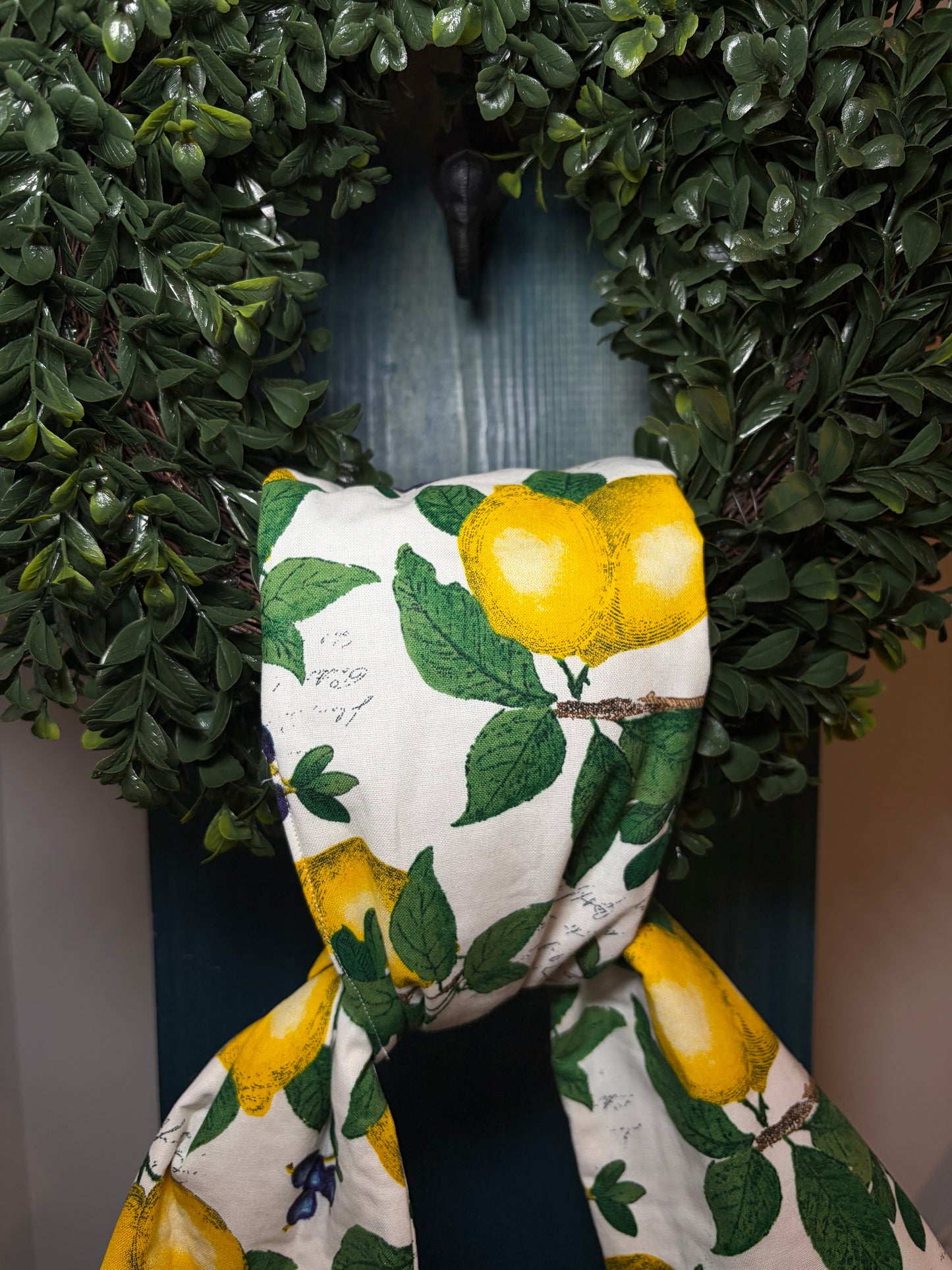 Lemon Wreath Sash