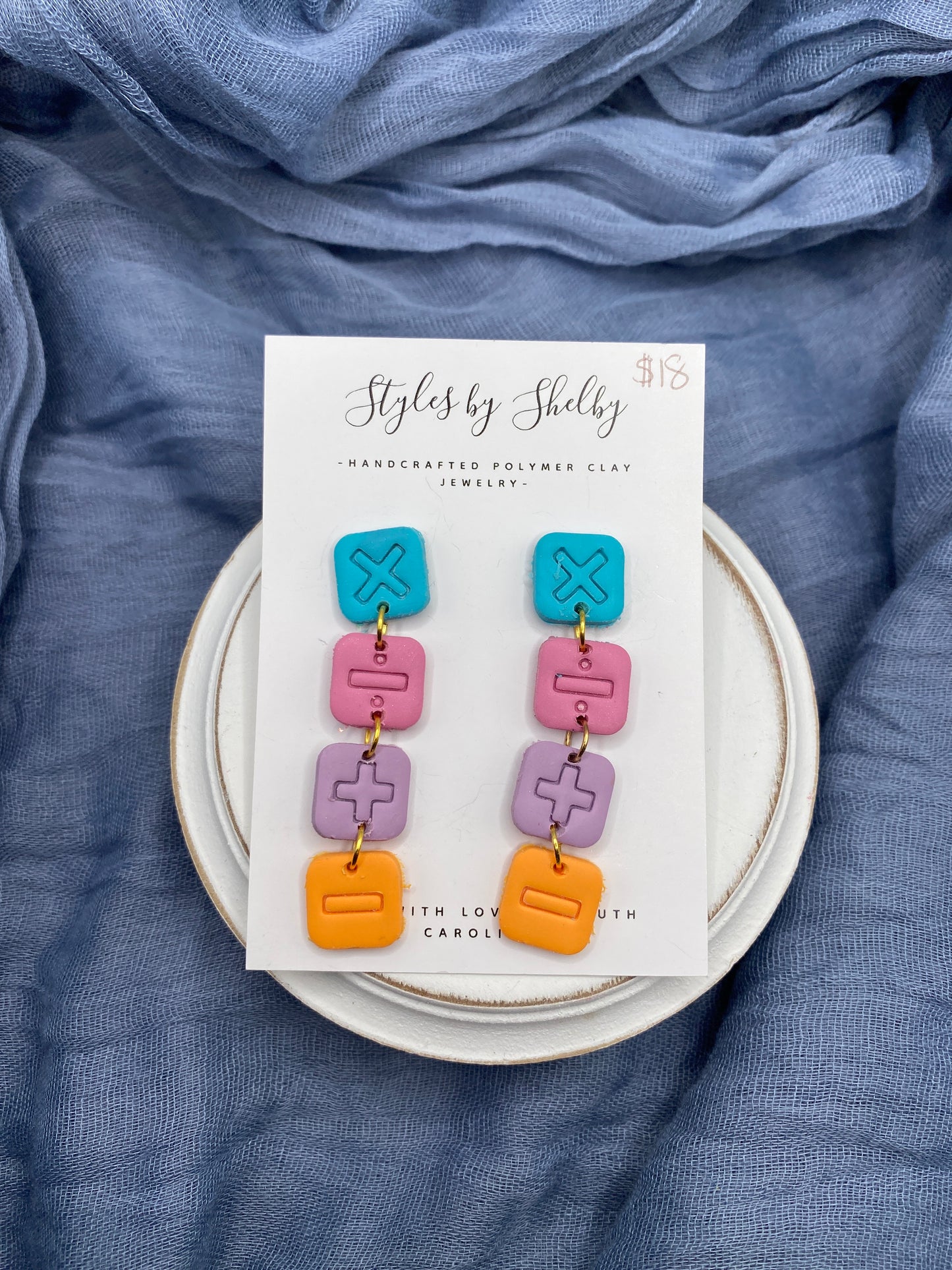 Math Dangles - Colorful