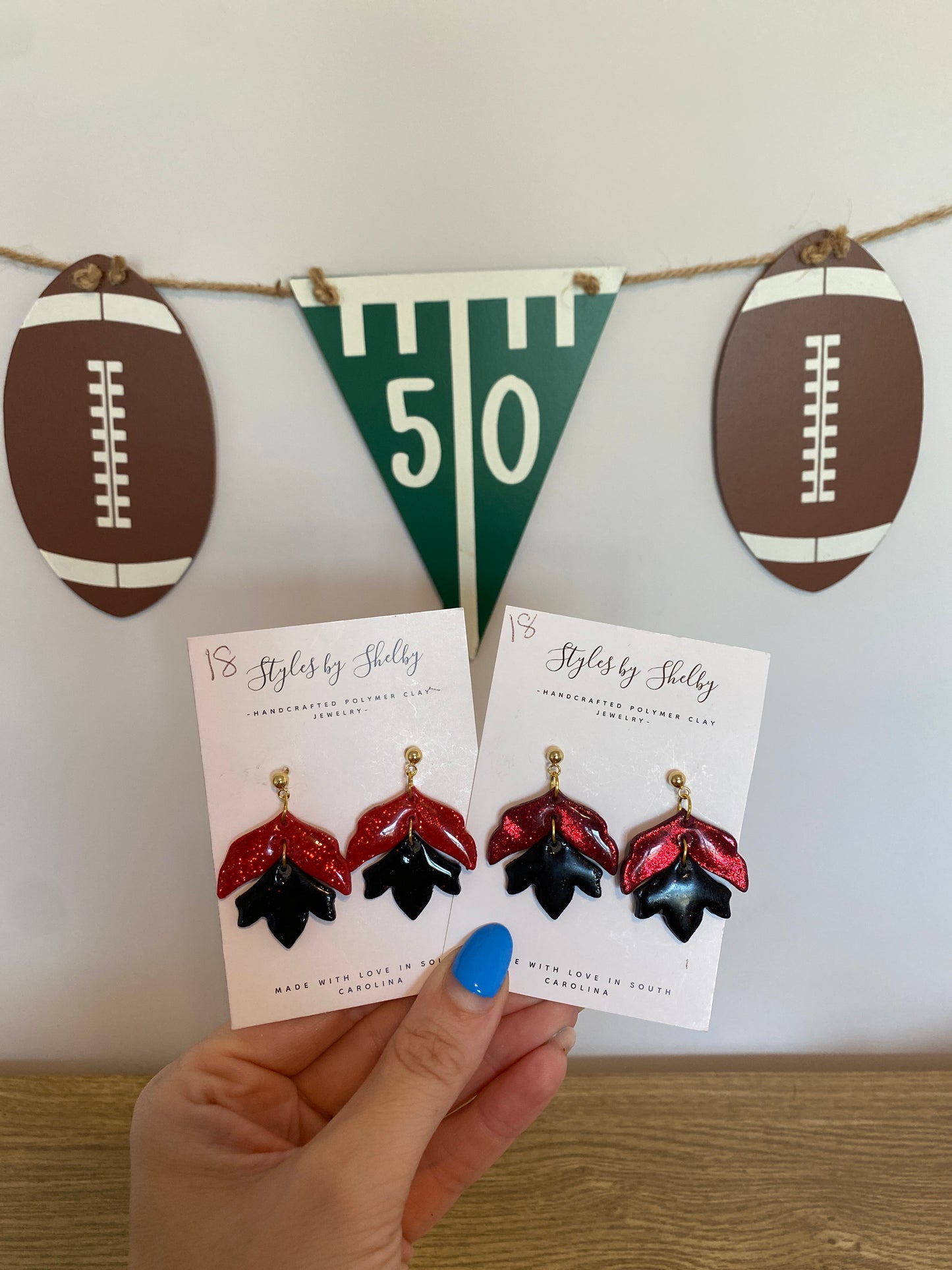 Gameday Dangles - Glitter