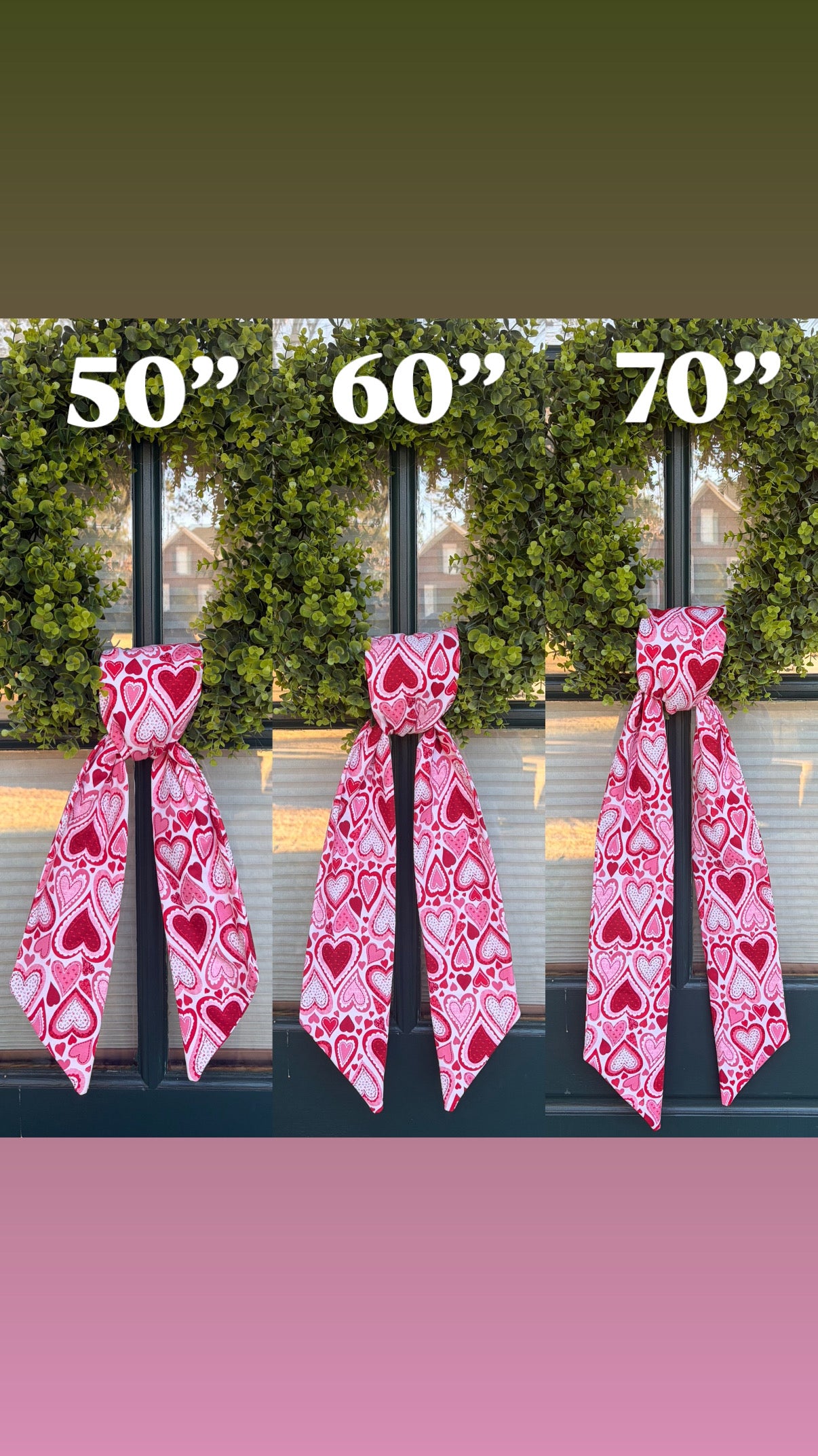 Wreath Sash - 50 inch