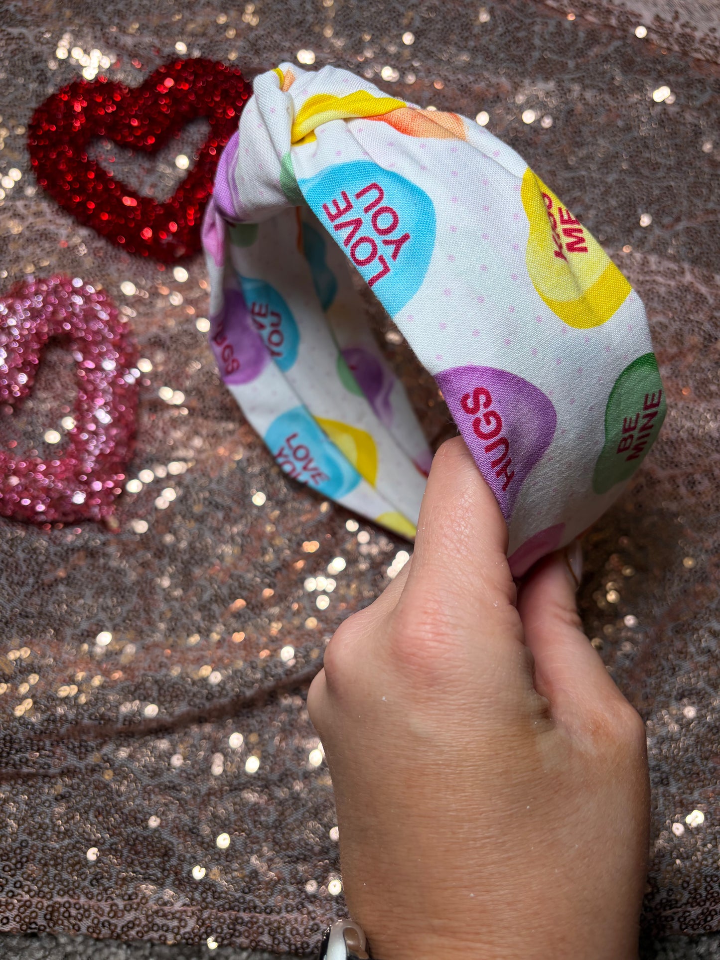 Conversation Heart Headband