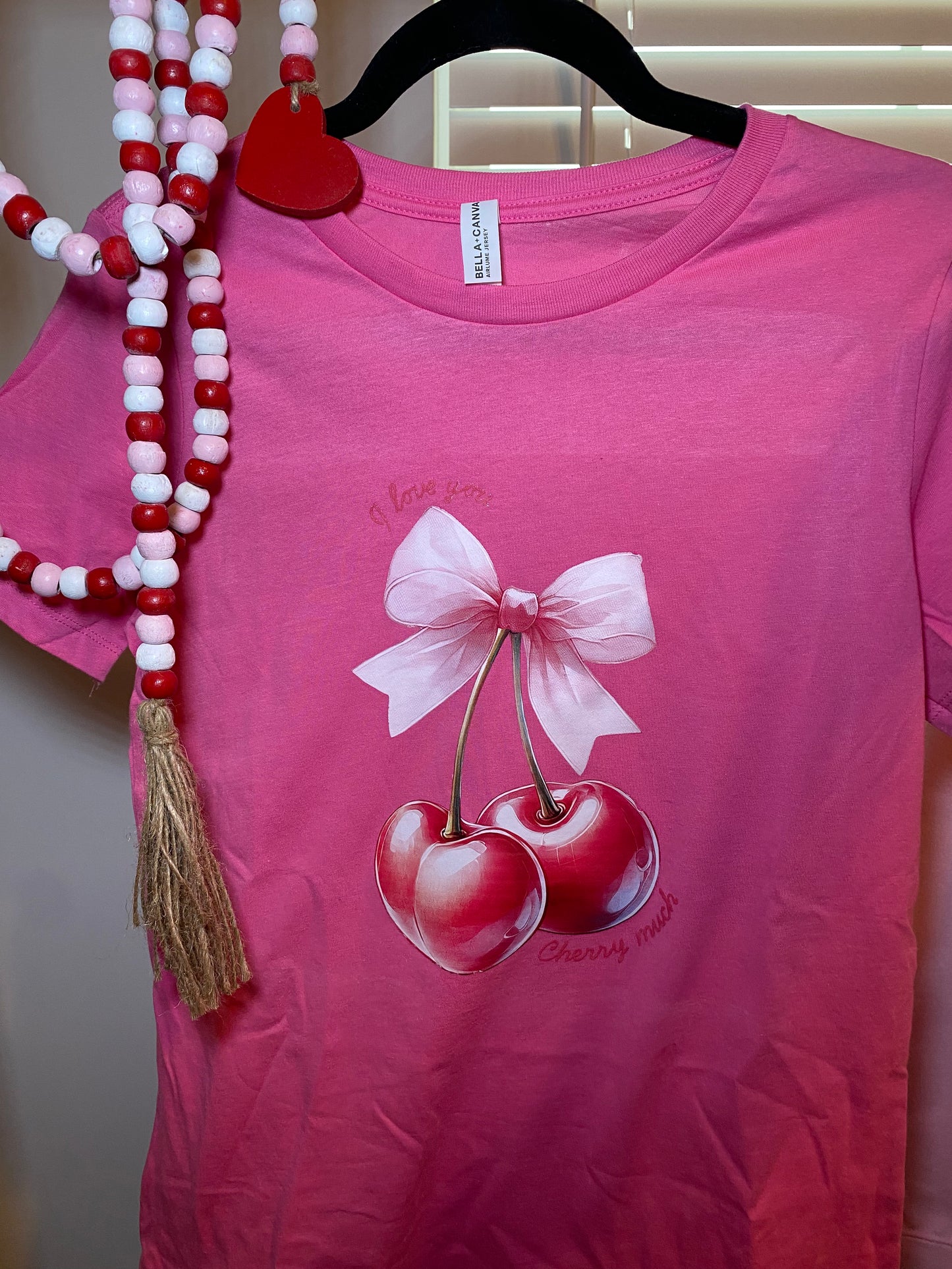 ILY Cherry Short Sleeve Tee - size S