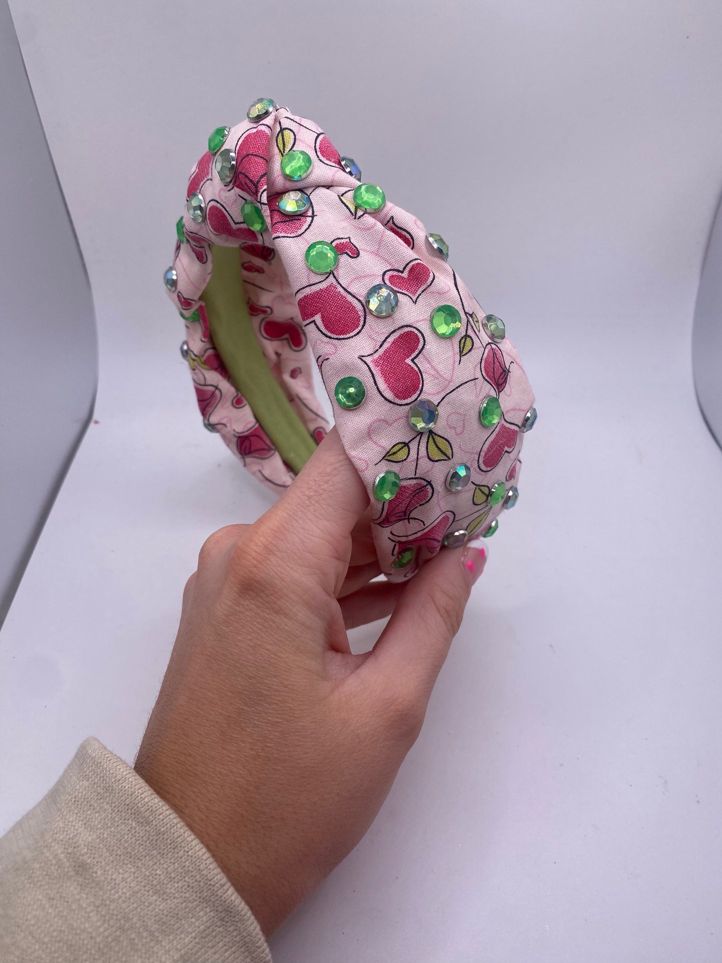 Rose Headband with Gems