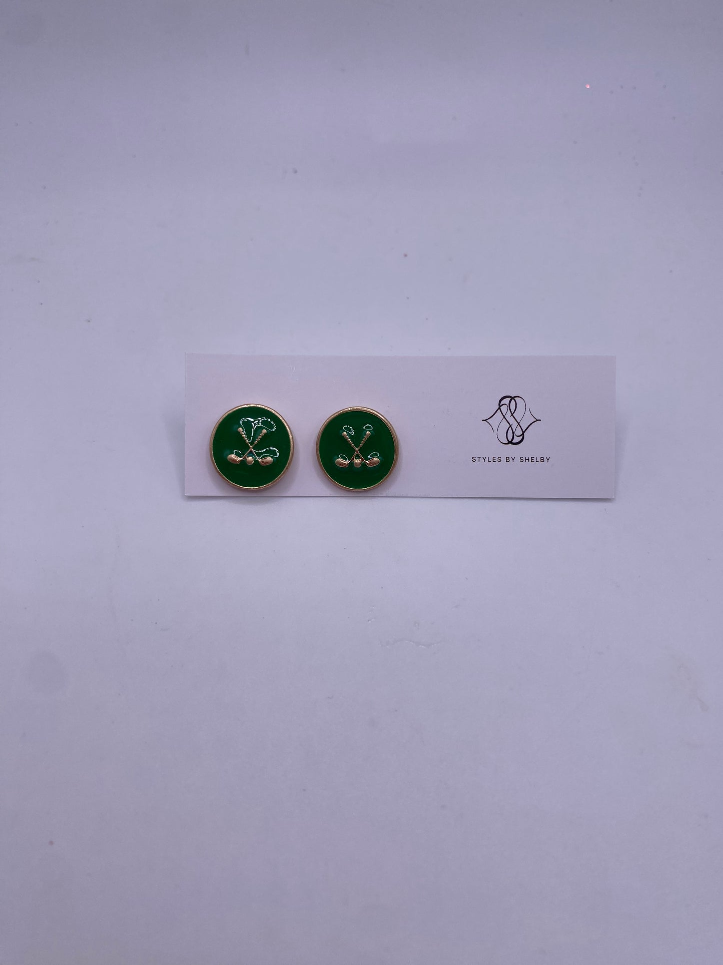 Golf Club Enamel Studs