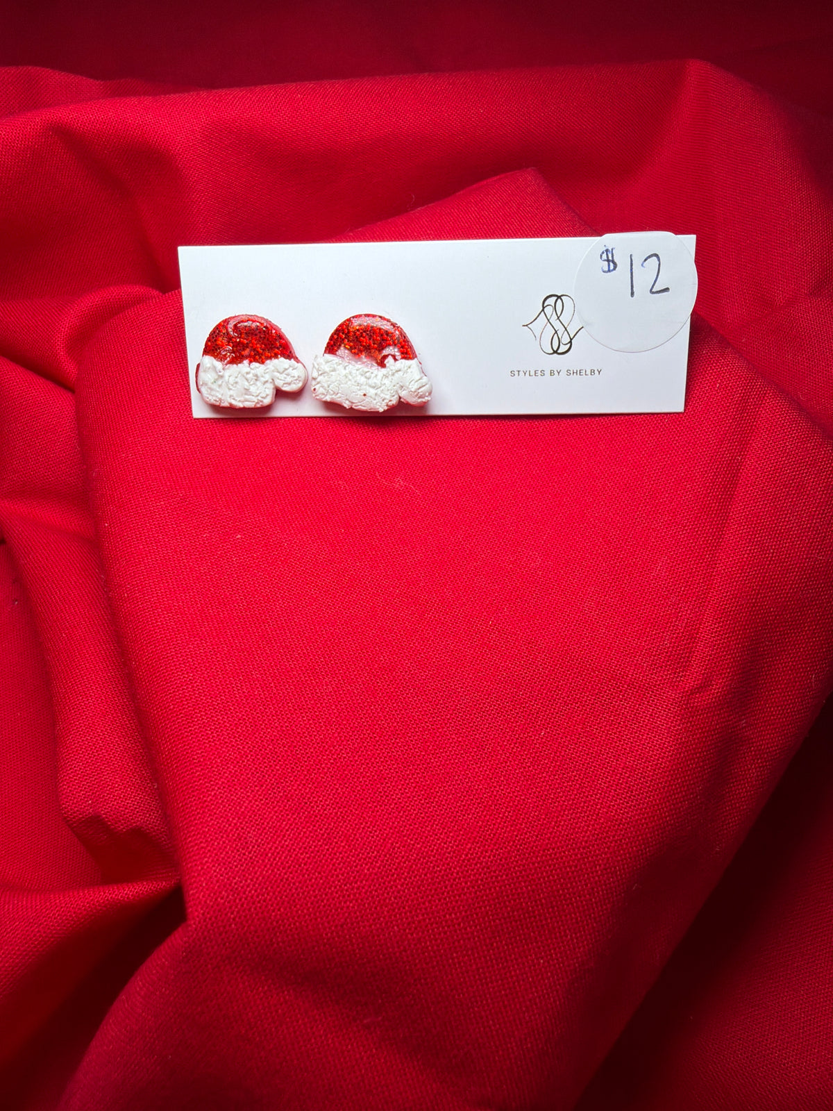 Santa Hat Stud