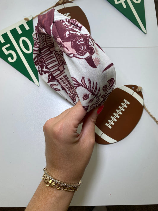 Gamecock Chinoiserie Headband