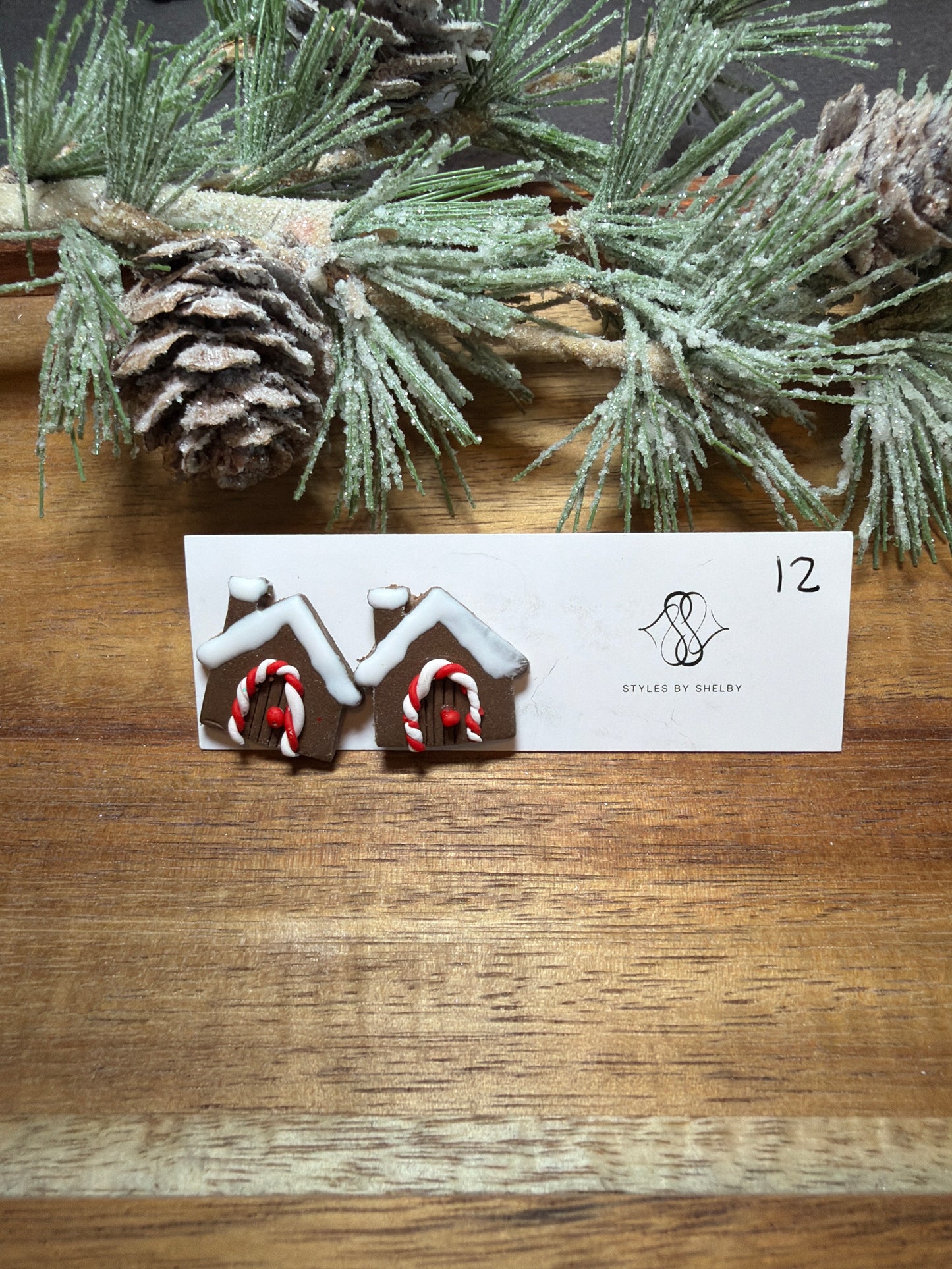 Gingerbread House Stud