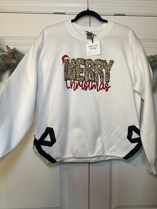Merry Cheetah Sweatshirt