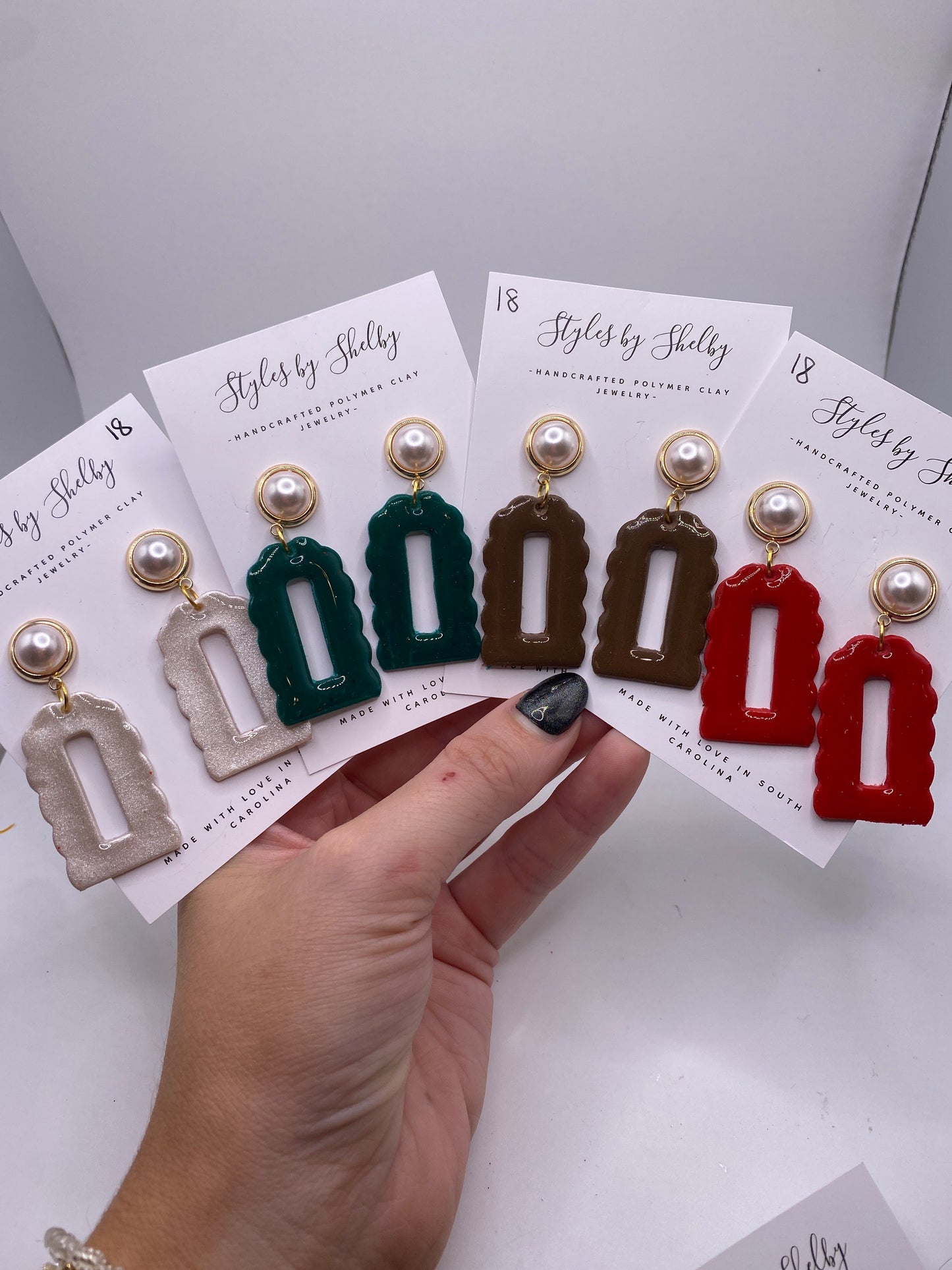 Pearl Scallop Dangle