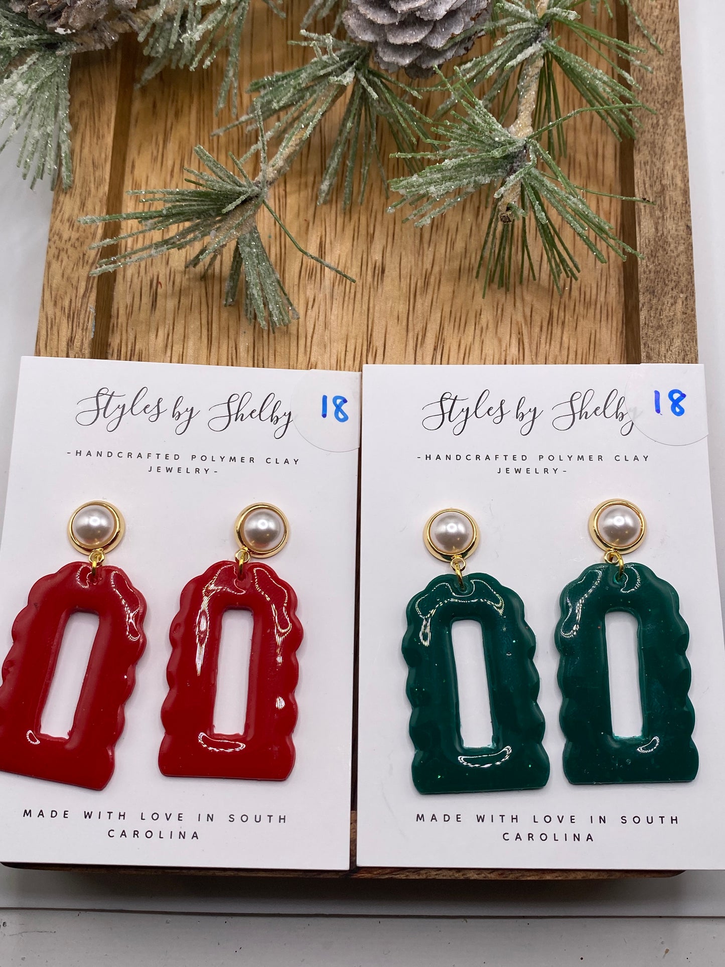 Pearl Scallop Dangle