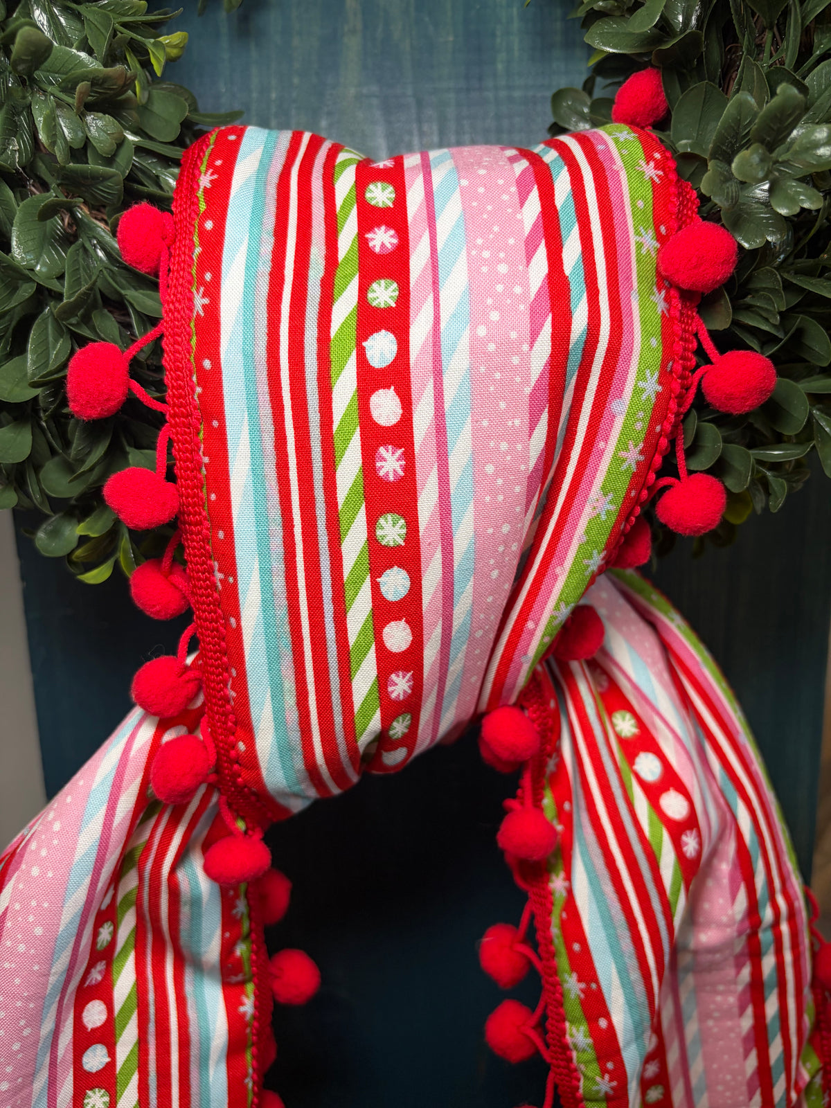 Sugar Plum Pom Pom Sash