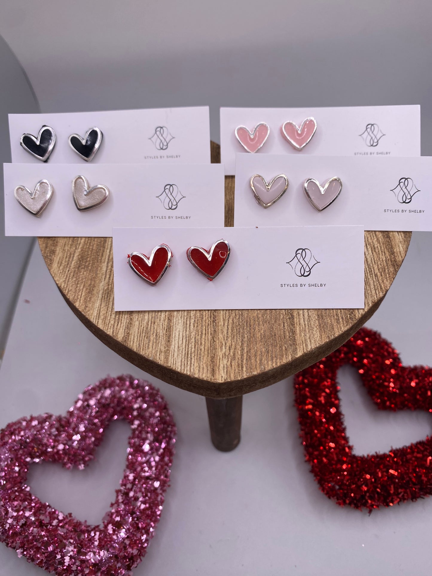 Heart Stud - SILVER