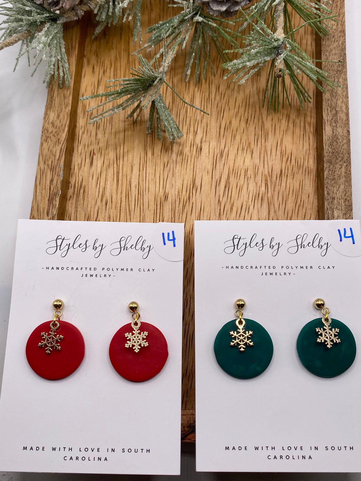 Mini Snowflake Dangle