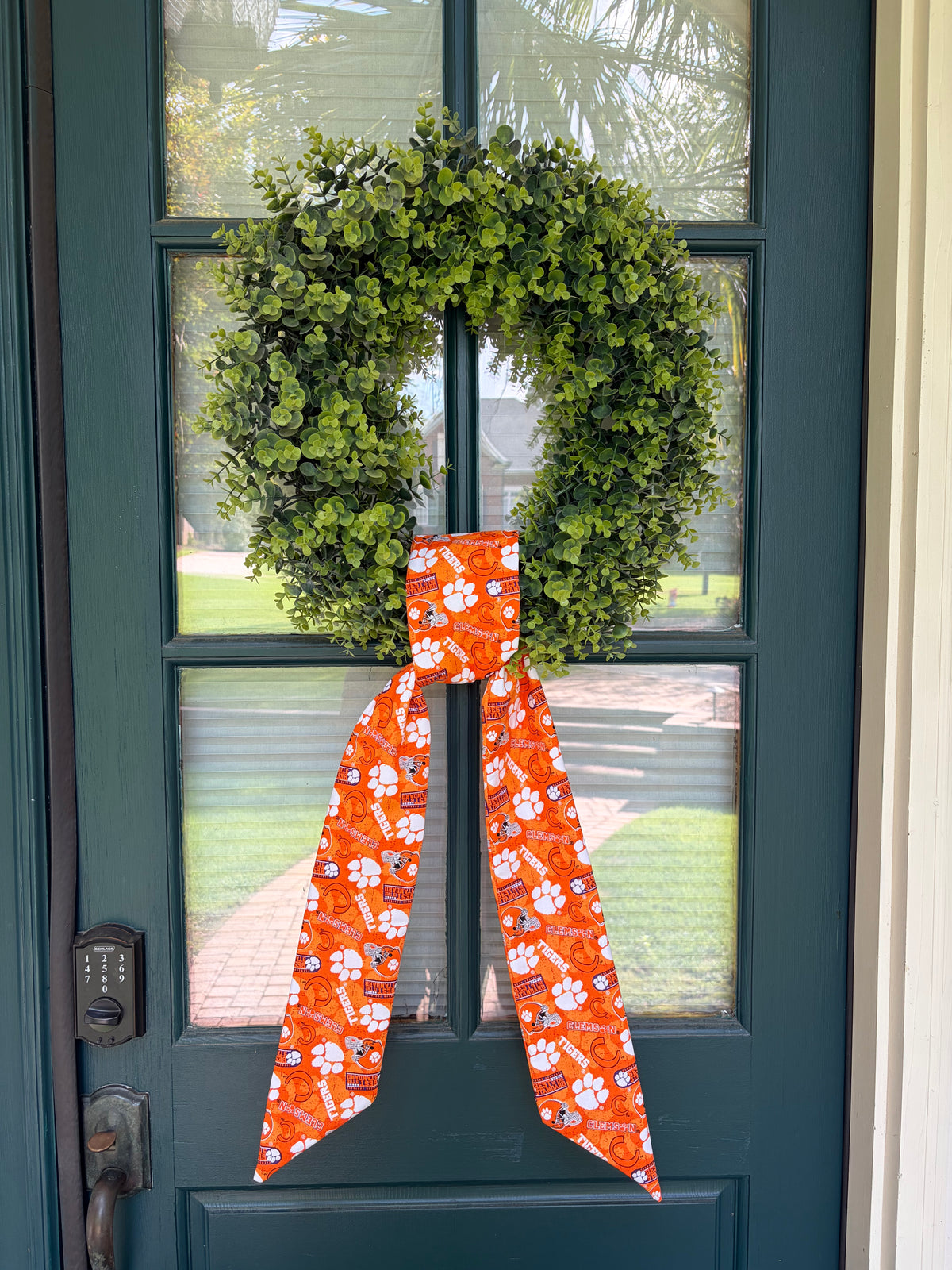 Clemson Tigers Sash without Ric Rac Trim
