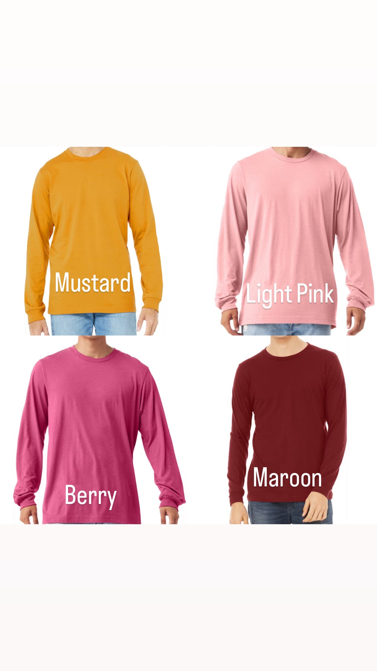 PRE ORDER LONG SLEEVE GRAPHIC TEE