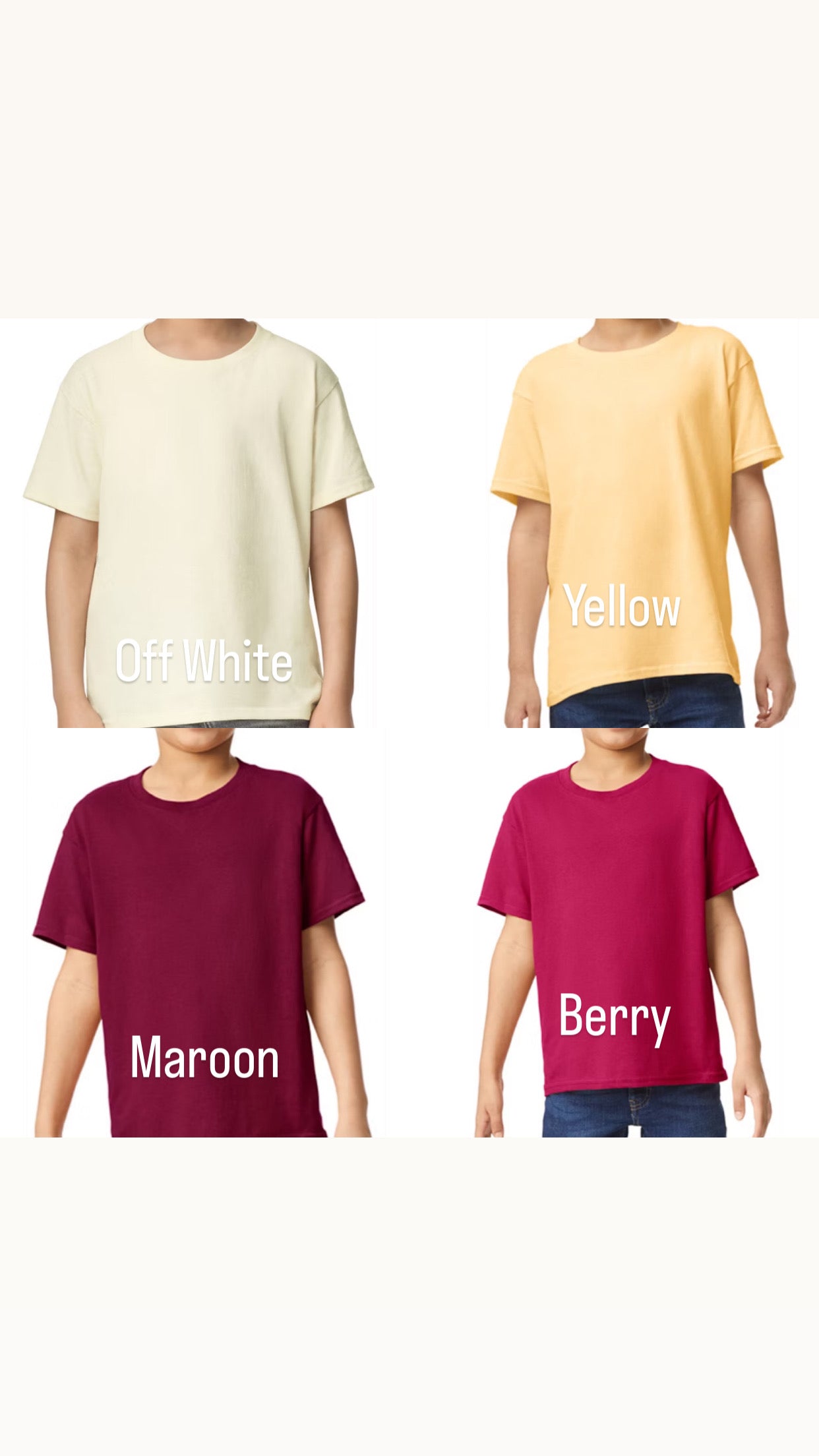 KIDS PRE ORDER GRAPHIC TEES