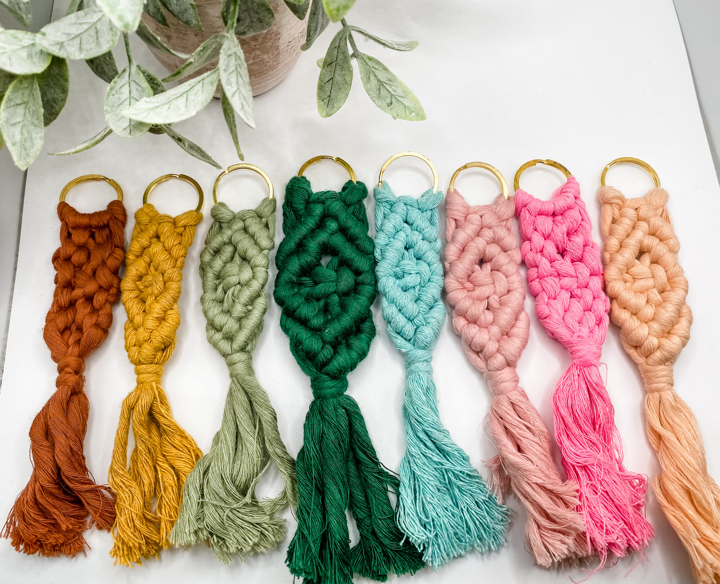 Macramé Keychains